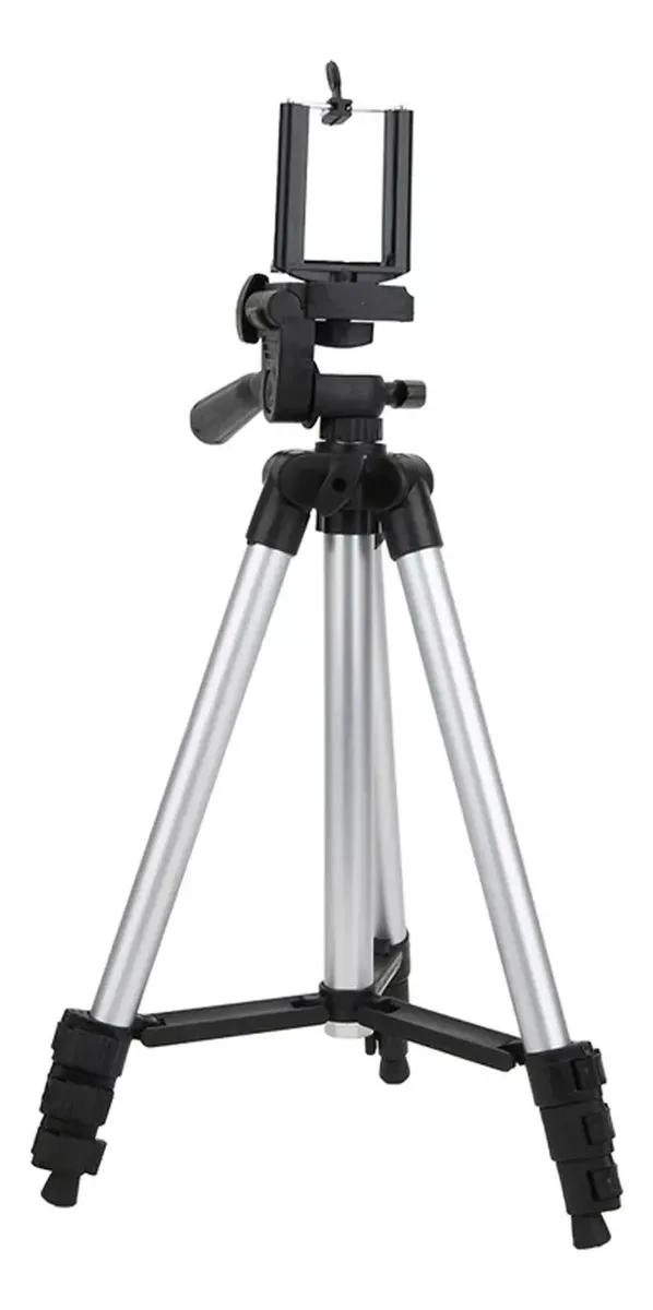 TRIPODE AJUSTABLE PARA CELULAR Y CAMARA DE ALUMINIO - 5
