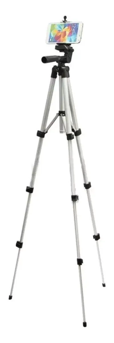 TRIPODE AJUSTABLE PARA CELULAR Y CAMARA DE ALUMINIO - 6