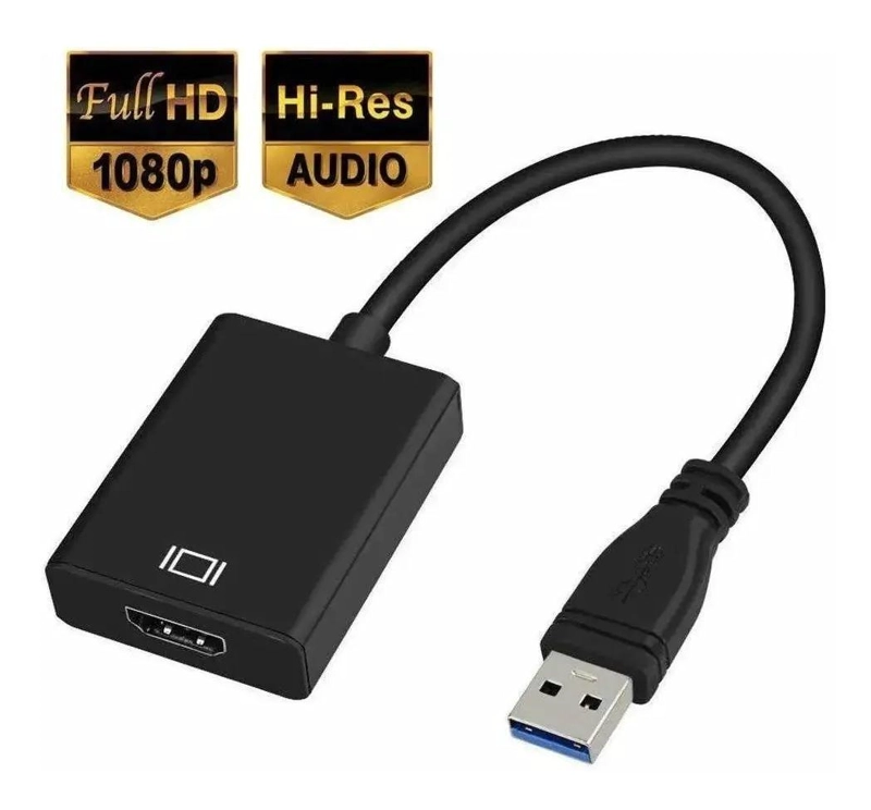 ADAPTADOR USB 3.0 A HDMI 1080P PARA PANTALLAS EXTERNAS - 2