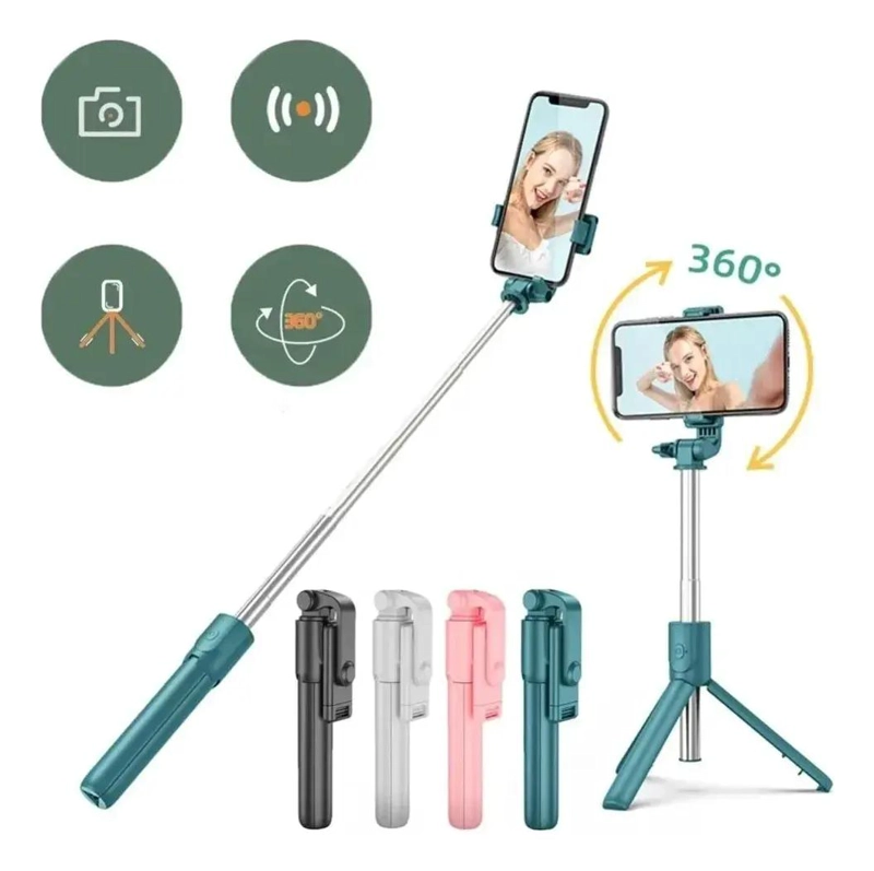 TRIPODE EXTENSIBLE PARA SELFIES CON CONTROL REMOTO BLUETOOTH - 3
