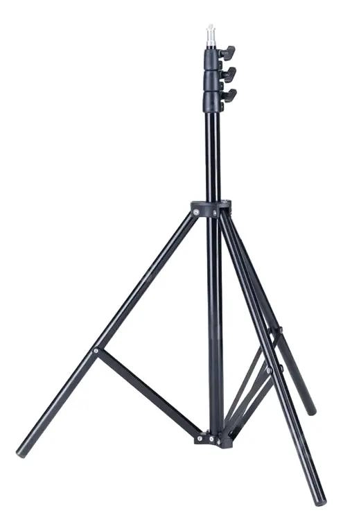 SOPORTE TRIPODE MULTIFUNCIONAL 2,1MTS PARA ESTUDIO FOTOGRAFICO - 2