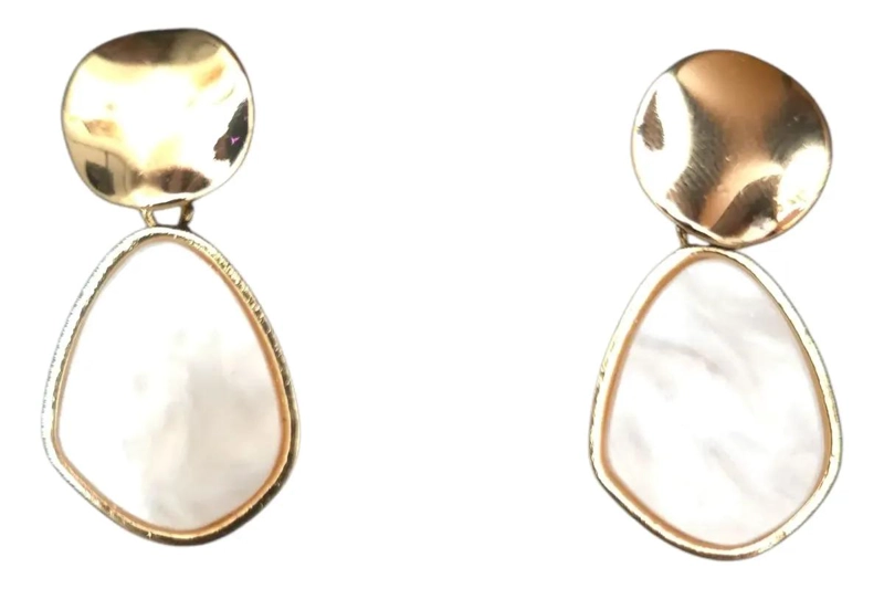 AROS PENDIENTES ELEGANTES LARGOS CON BOLSA DE JOYAS - 1