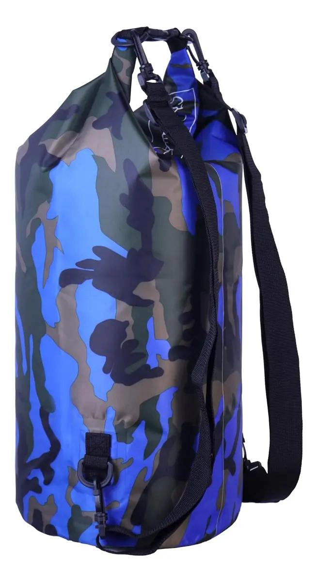 MOCHILA IMPERMEABLE DE PVC PARA CAMPING Y VIAJE 20 LITROS - 5