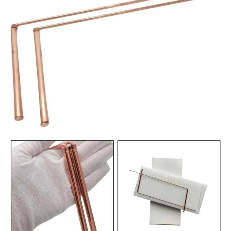 SET DE 2 VARILLAS DE RADIESTESIA EN L PARA DETECCION DE ENERGIAS - 4