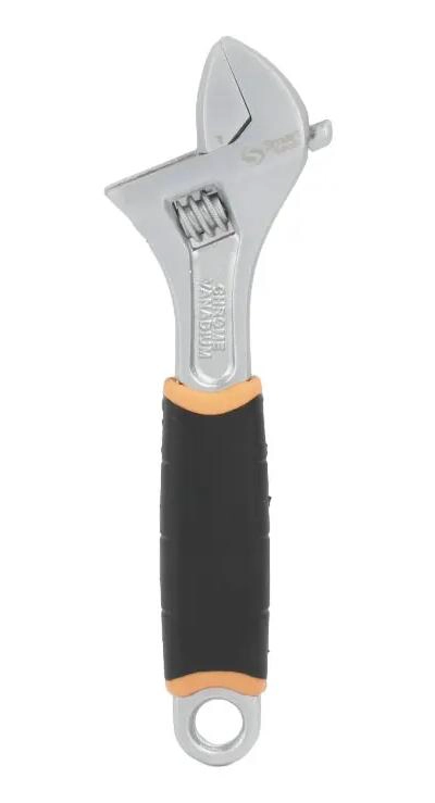LLAVE FRANCESA AJUSTABLE NIQUELADA DE 8 PULGADAS - 1