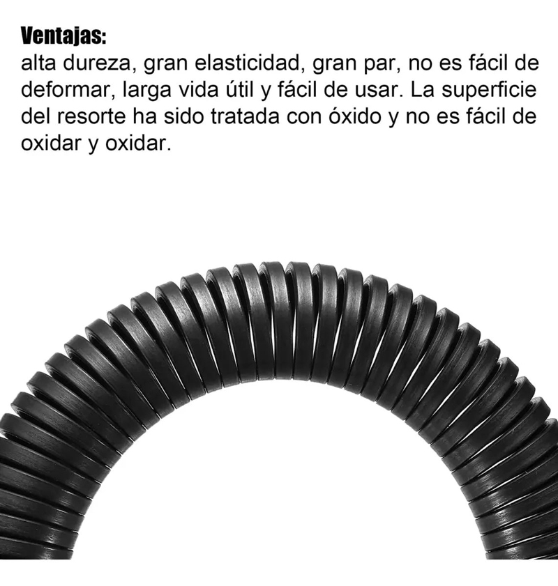 SET DE DOBLADORES DE TUBO DE RESORTE PARA PVC 42 A 46 CM - 4