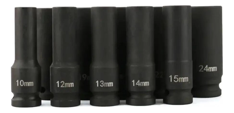 SET DE DADOS DE IMPACTO LARGO 10 PIEZAS PARA HERRAMIENTAS - 3