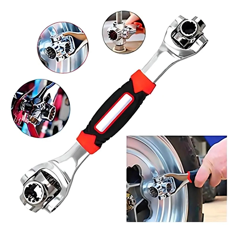 LLAVE MULTIUSO 48 EN 1 CON GIRO 360° Y MANGO ANTIDESLIZANTE - 6