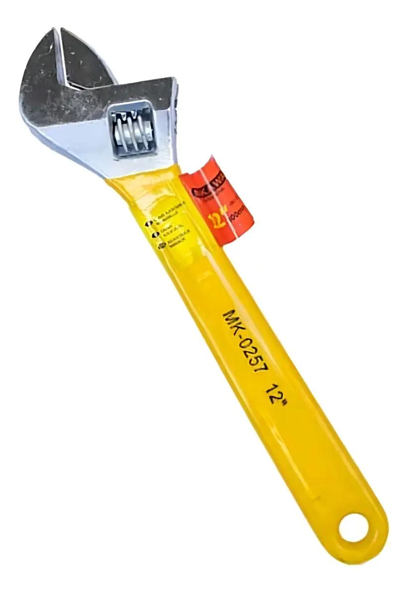 LLAVE FRANCESA AJUSTABLE 12 PULGADAS PARA BRICOLAJE - 1