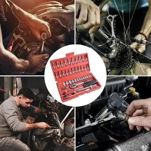KIT DE HERRAMIENTAS MANUALES 46 PIEZAS EN MALETIN - 8
