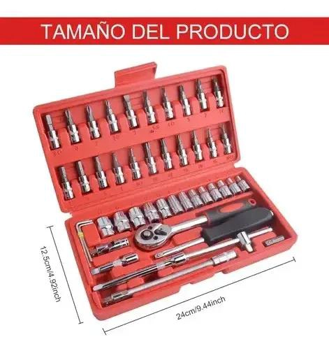 KIT DE HERRAMIENTAS MANUALES 46 PIEZAS EN MALETIN - 9