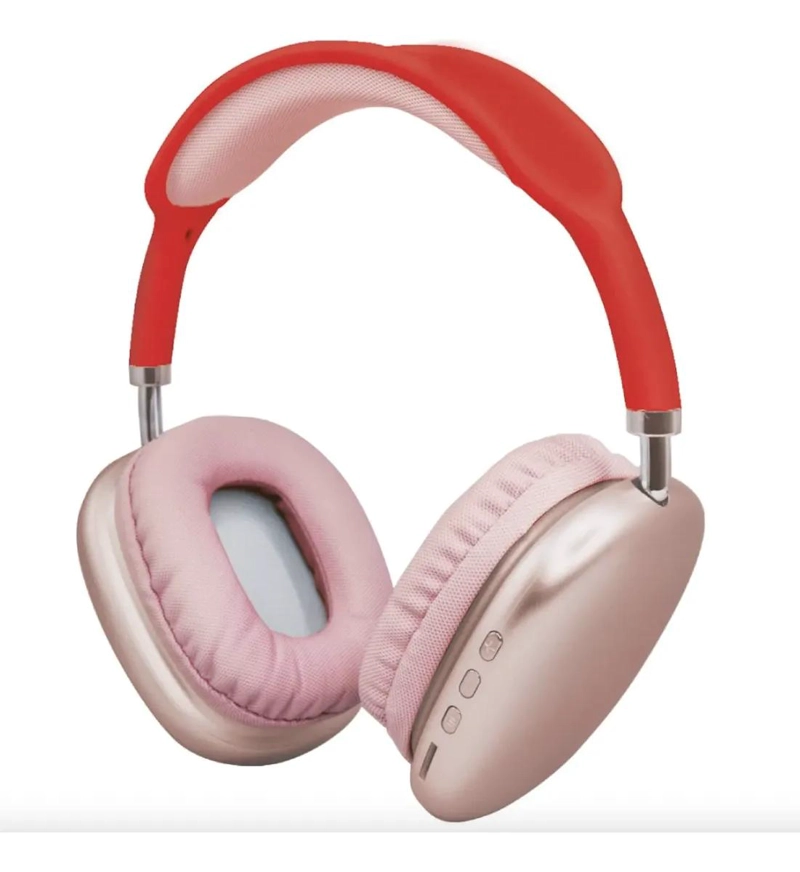 AUDIFONOS INALAMBRICOS BLUETOOTH ROSA PARA NIÑOS - 1