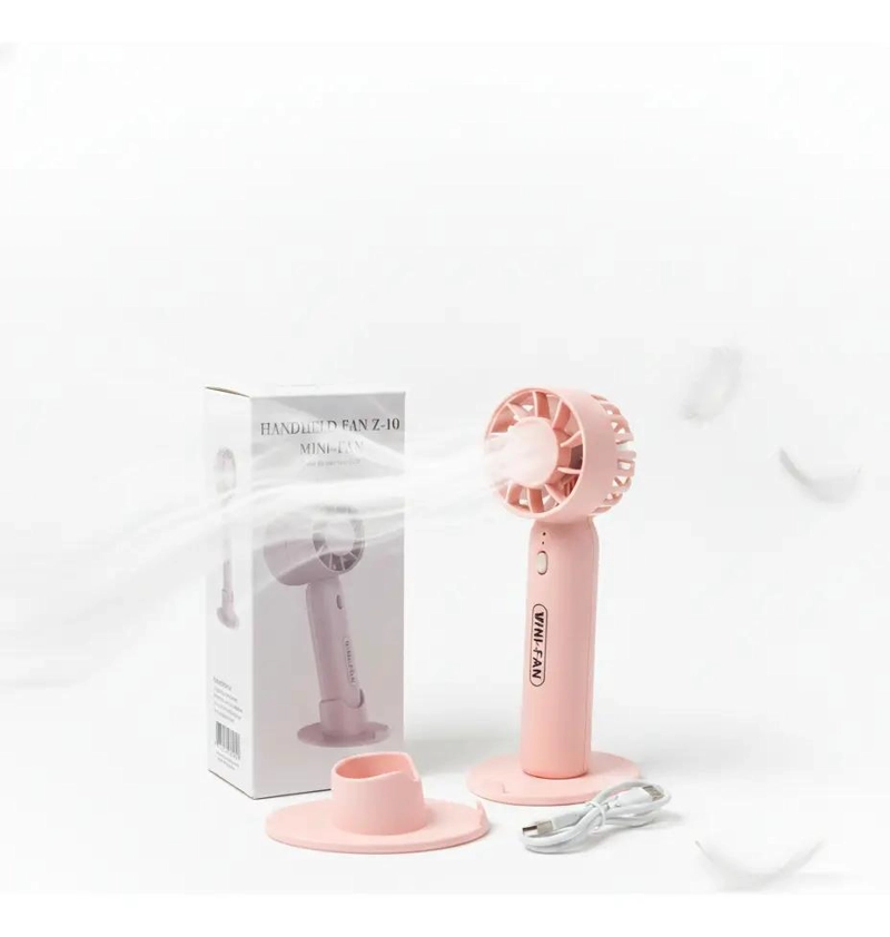 VENTILADOR PORTATIL RECARGABLE PARA ESCRITORIO Y USO PERSONAL - 1