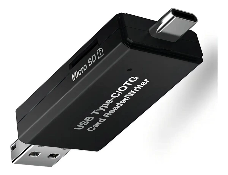 LECTOR DE TARJETAS USB 3.0 Y TIPO C PARA SD Y MICRO SD - 1