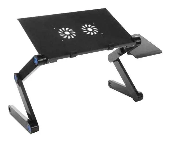 MESA MULTIFUNCIONAL PLEGABLE CON VENTILADORES USB PARA LAPTOP - 1