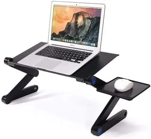 MESA PORTATIL AJUSTABLE PARA COMPUTADORA CON VENTILACION - 1