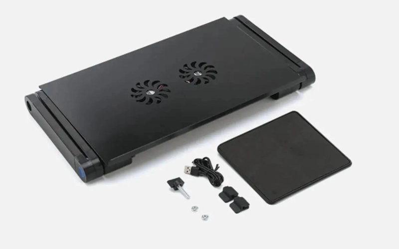MESA PORTATIL AJUSTABLE PARA COMPUTADORA CON VENTILACION - 4