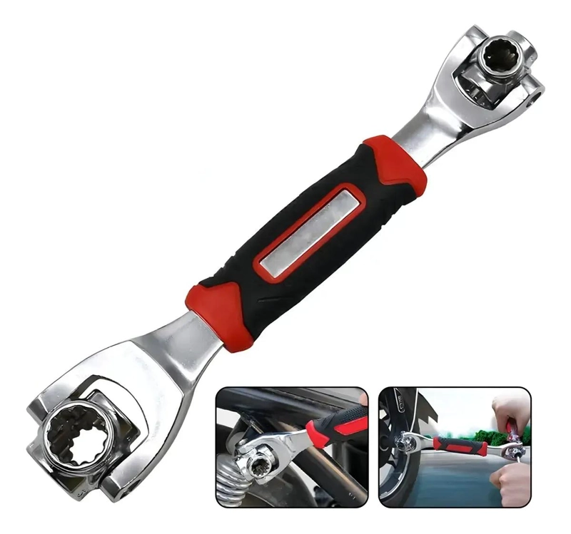 LLAVE MULTIUSO 48 EN 1 CON GIRO 360° Y MANGO ANTIDESLIZANTE - 3