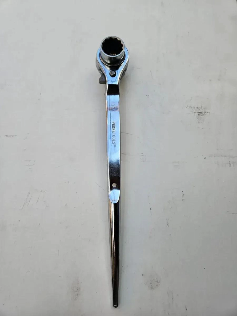 LLAVE CARRACA COMBINADA 19 MM Y 22 MM PARA ANDAMIOS - 2