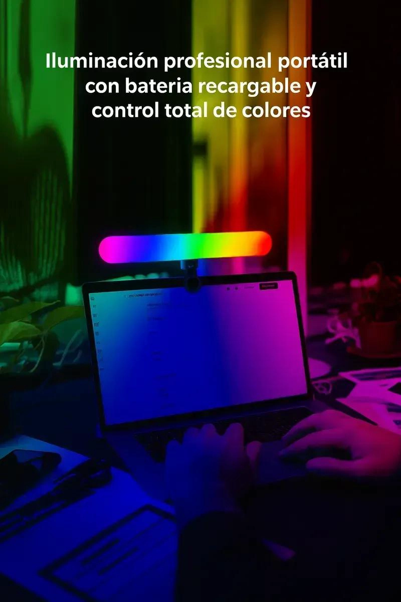 LAMPARA LED RGB RECARGABLE CON 32 MODOS DE LUZ - 4