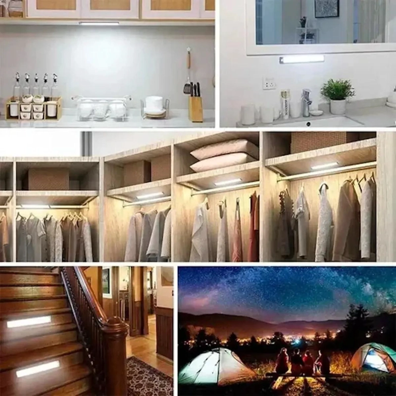 LAMPARA LED RECARGABLE CON SENSOR DE MOVIMIENTO Y TEMPERATURAS AJUSTABLES - 6