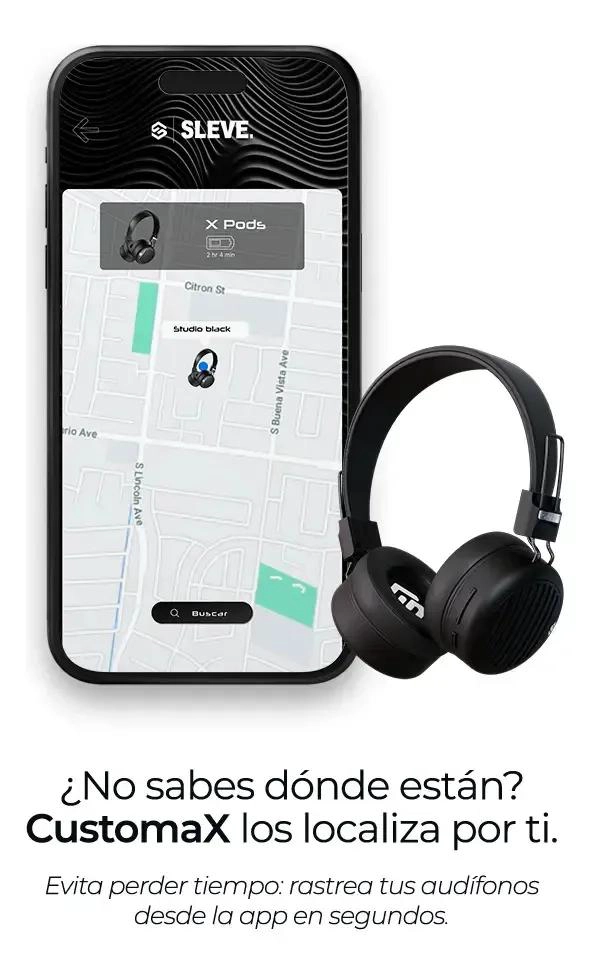 AUDIFONOS INALAMBRICOS BLUETOOTH SLEVE STUDIO 2 NEGRO 45 HORAS - 9