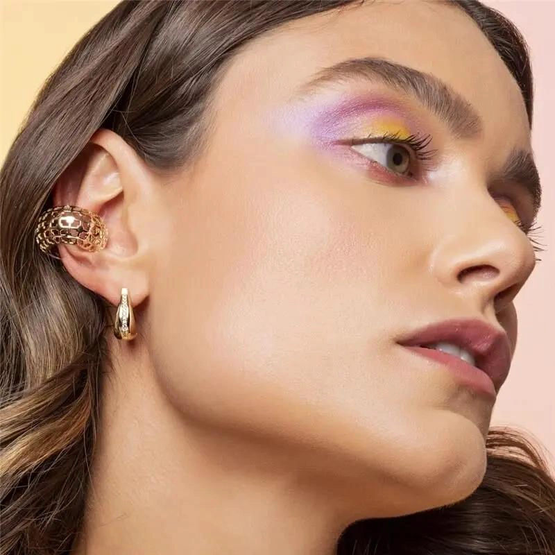 AROS EAR CUFF ENCHAPADOS EN ORO 18K DISEÑO EXCLUSIVO - 2