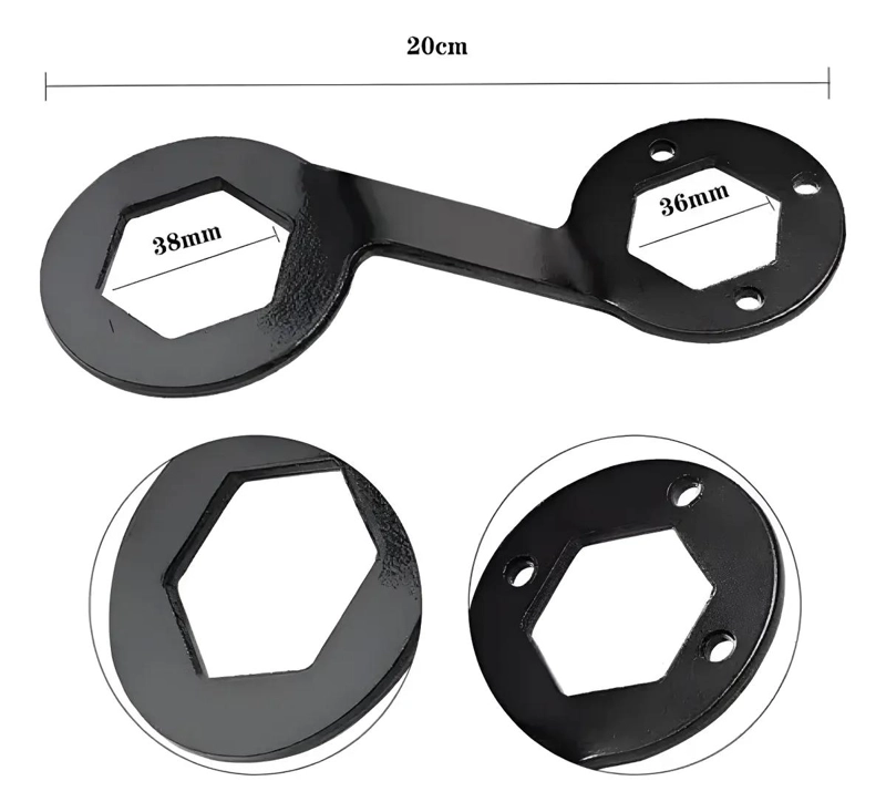 LLAVE UNIVERSAL PARA DESMONTAJE DE LAVADORAS 36MM Y 38MM - 2