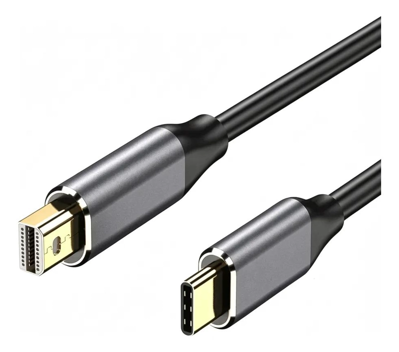 CABLE ADAPTADOR USB-C A MINI DISPLAYPORT 4K 60HZ 1.8 METROS - 1