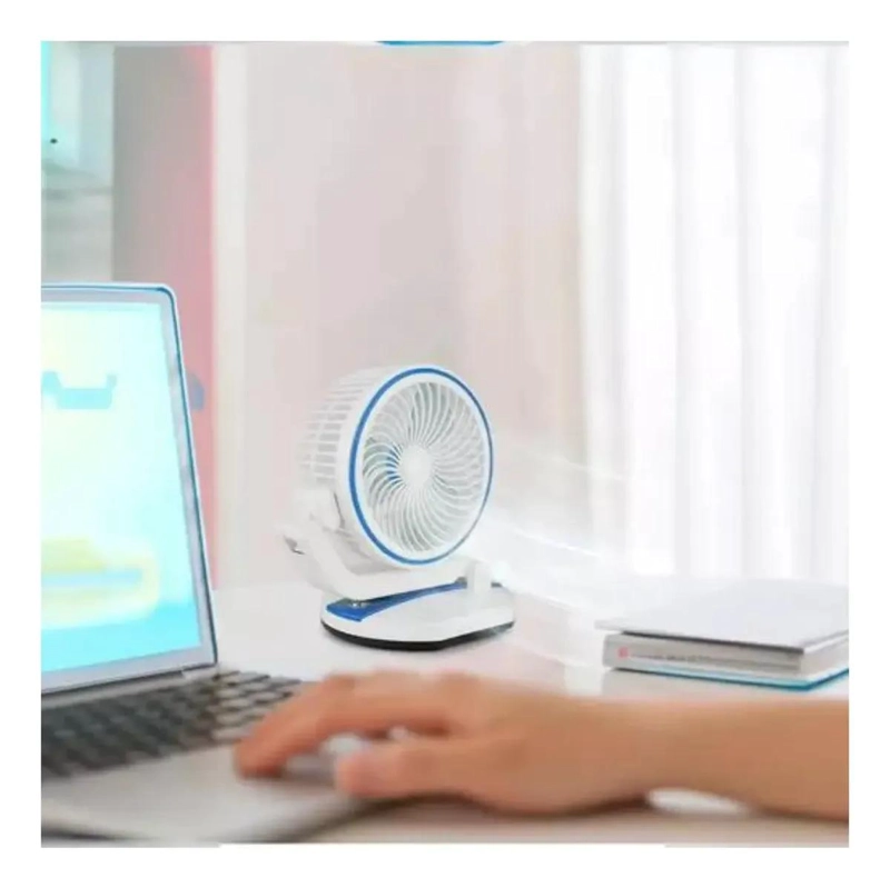 VENTILADOR PLEGABLE PORTATIL CON LUZ LED MULTIFUNCIONAL - 2