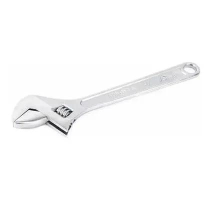 LLAVE FRANCESA CROMADA DE ACERO AL CARBONO DE 6 PULGADAS - 1