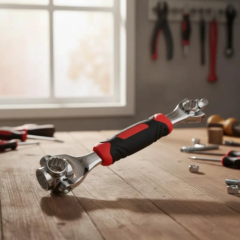 LLAVE MULTIUSO 48 EN 1 CON GIRO 360° Y MANGO ANTIDESLIZANTE - 6