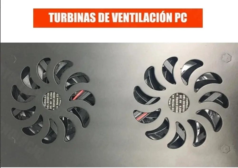MESA PLEGABLE CON VENTILADOR PARA NOTEBOOK Y MOUSE - 3