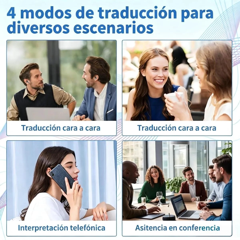 AURICULARES INALAMBRICOS CON TRADUCCION Y SONIDO ENVOLVENTE - 6