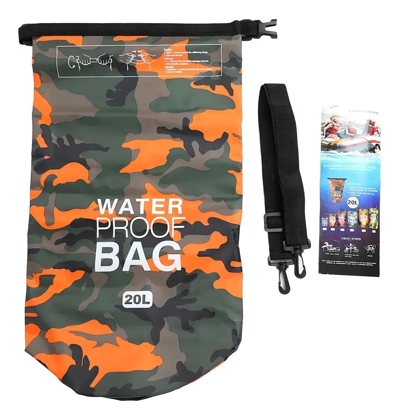 BOLSO SECO IMPERMEABLE DE 20L PARA ACTIVIDADES AL AIRE LIBRE - 4