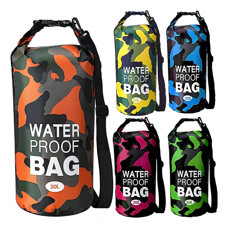 BOLSO SECO IMPERMEABLE DE 20L PARA ACTIVIDADES AL AIRE LIBRE - 5