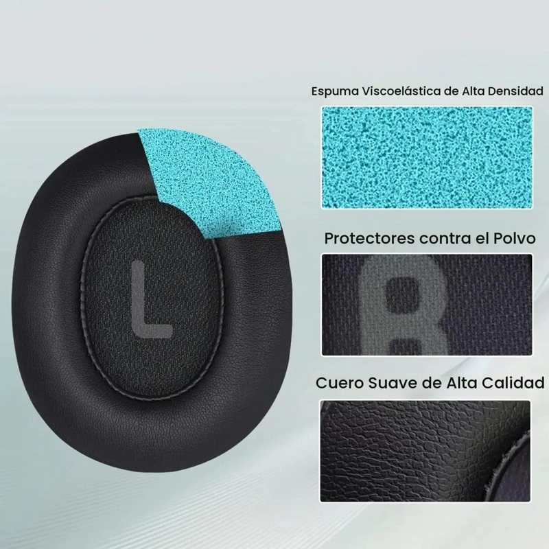 ALMOHADILLAS DE REPUESTO PARA AUDIFONOS JBL 700 710 720 750 760 770 - 4