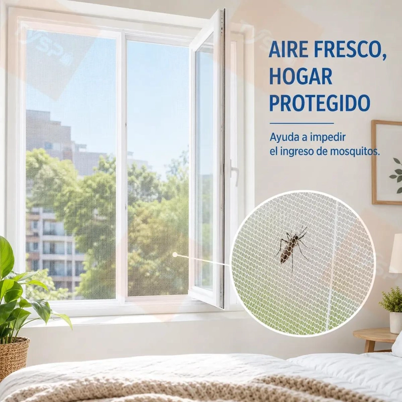 PACK DE 5 MOSQUITERAS PARA VENTANAS DE POLIE STER - 2