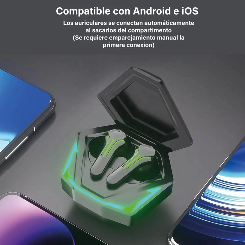 AUDIFONOS INALAMBRICOS CON BLUETOOTH 5.0 Y RESISTENCIA IPX4 - 6