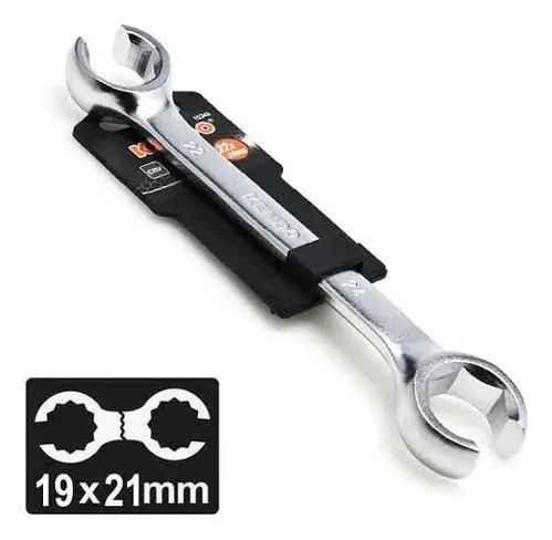 LLAVE ABOCINADA PROFESIONAL 19X21 MM PARA TALLER MECANICO - 2