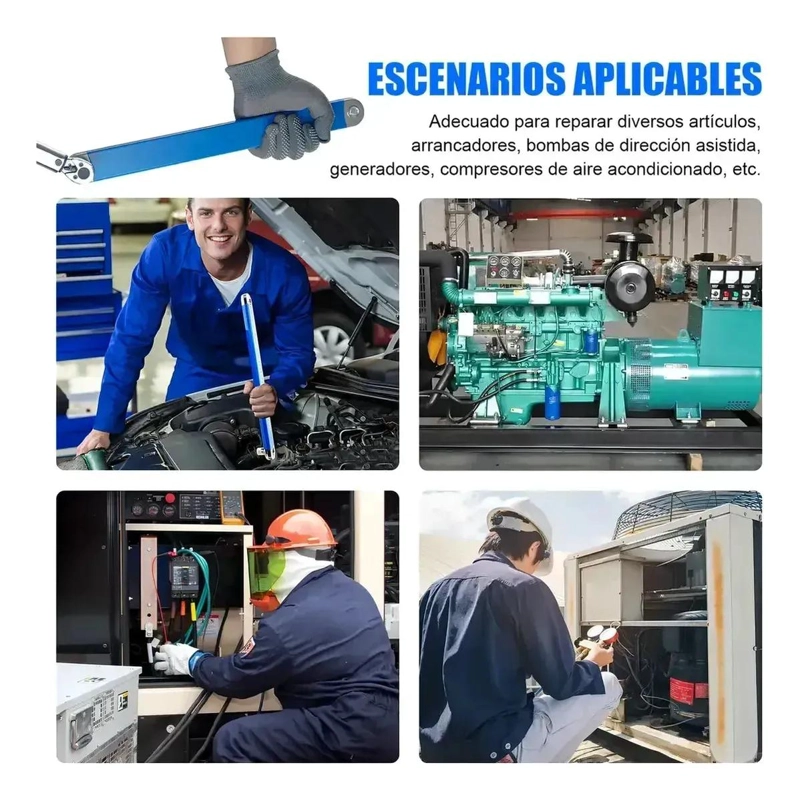 LLAVE DE EXTENSION MULTIFUNCIONAL CON ADAPTADORES PARA HERRAMIENTAS - 7