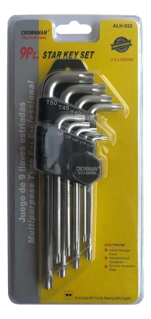 LLAVE ALLEN DE ACERO RESISTENTE - 3