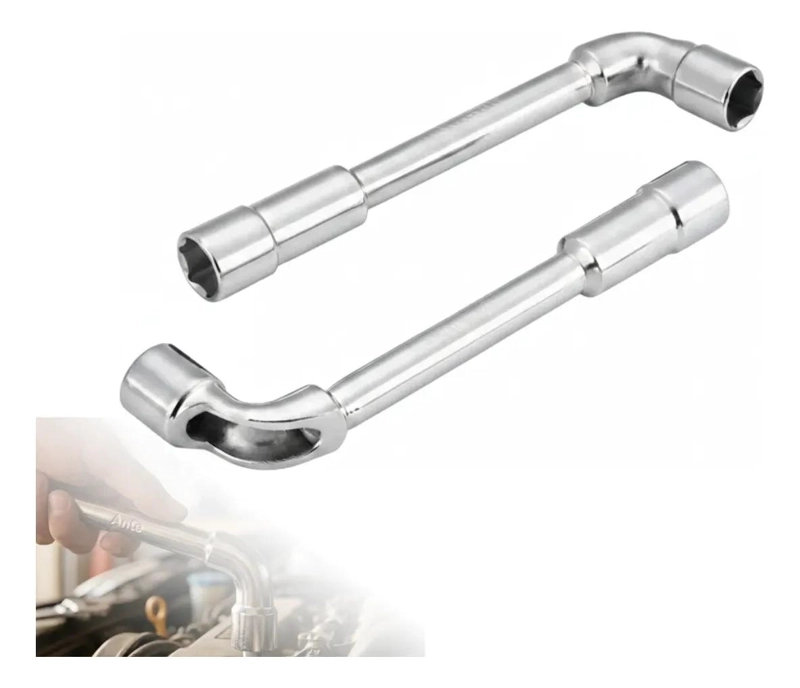 LLAVES PIPA DOBLE ACODADA 16MM PACK DE 2 HERRAMIENTAS - 1
