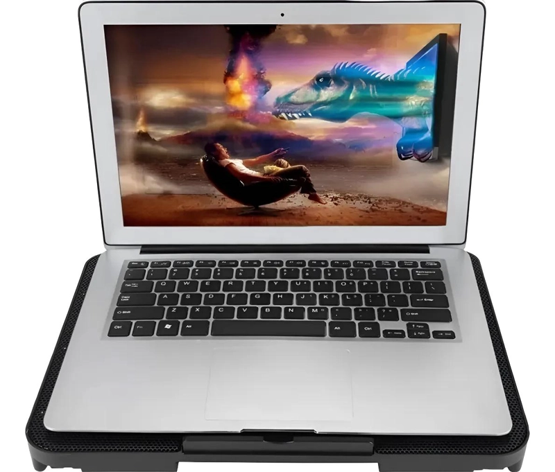 BASE REFRIGERANTE PARA NOTEBOOK CON 2 VENTILADORES AJUSTABLES - 6