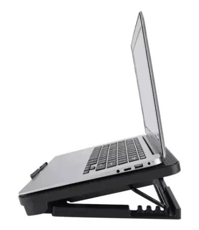 ENFRIADOR DE NOTEBOOK CON DOBLE VENTILADOR Y LUZ LED - 3