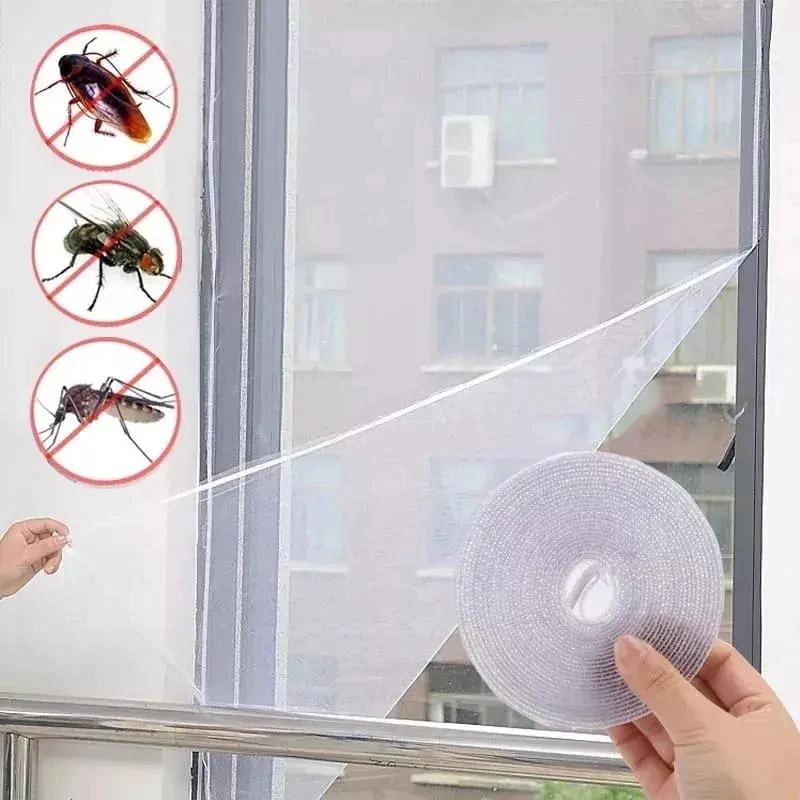 PACK DE 5 MALLAS ANTIMOSQUITO PARA VENTANAS 130X150 CM - 3