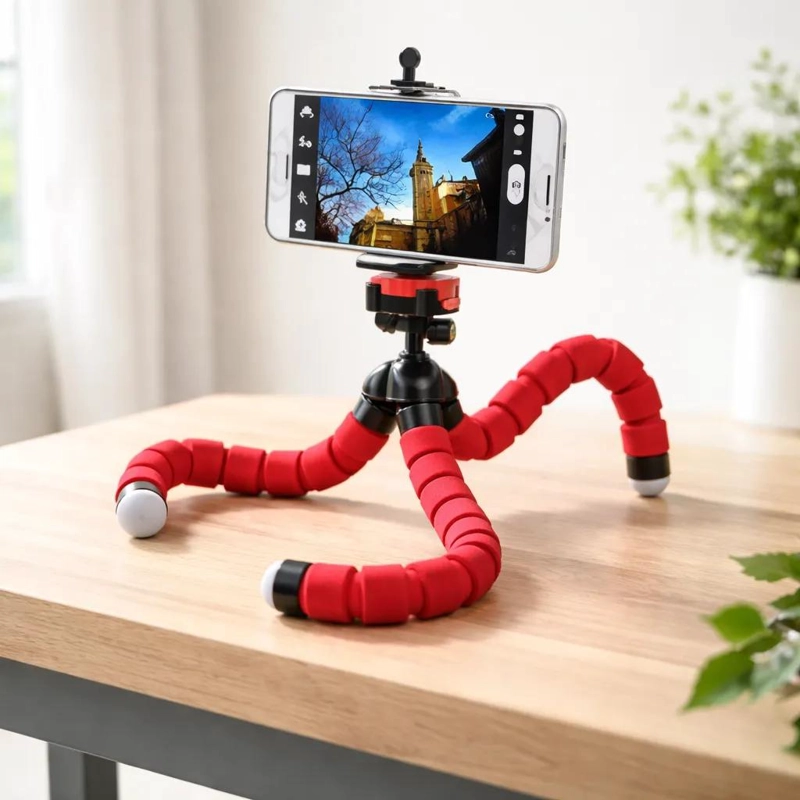 TRIPODE FLEXIBLE PULPO PARA CELULAR Y CAMARA EN VARIOS COLORES - 2