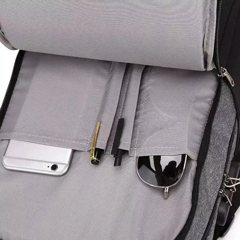 MOCHILA EJECUTIVA IMPERMEABLE CON PROTECCION ANTIRROBO - 5