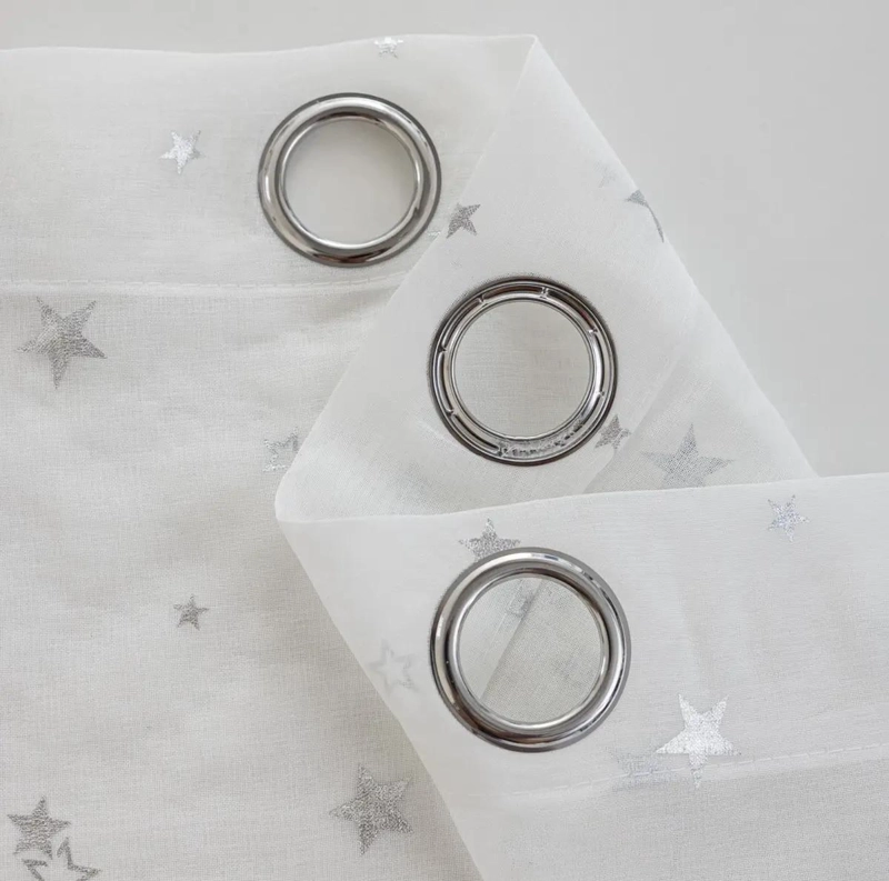 VISILLO DE LINO ESTAMPADO CON DISEÑO DE ESTRELLAS EN PAÑOS - 7