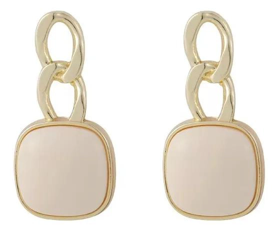 AROS DE FIESTA ESLAB CUADRADOS EN COLOR BEIGE - 1